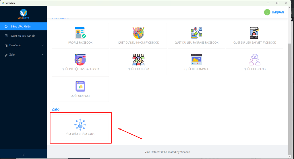 Phần mềm tìm kiếm hội nhóm Zalo Phần mềm tìm kiếm hội nhóm Zalo