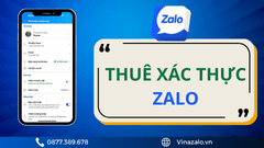 thuê xác thực zalo