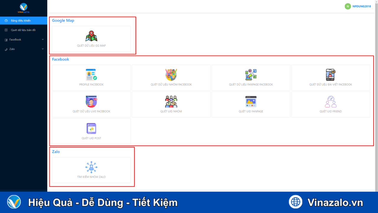Phần mềm quét Data đa nền tảng