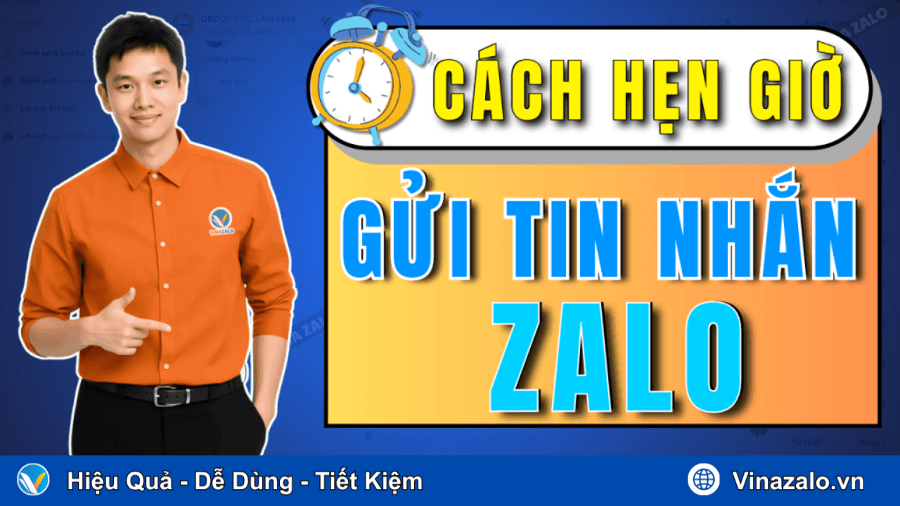 Cách hẹn giờ gửi tin nhắn zalo