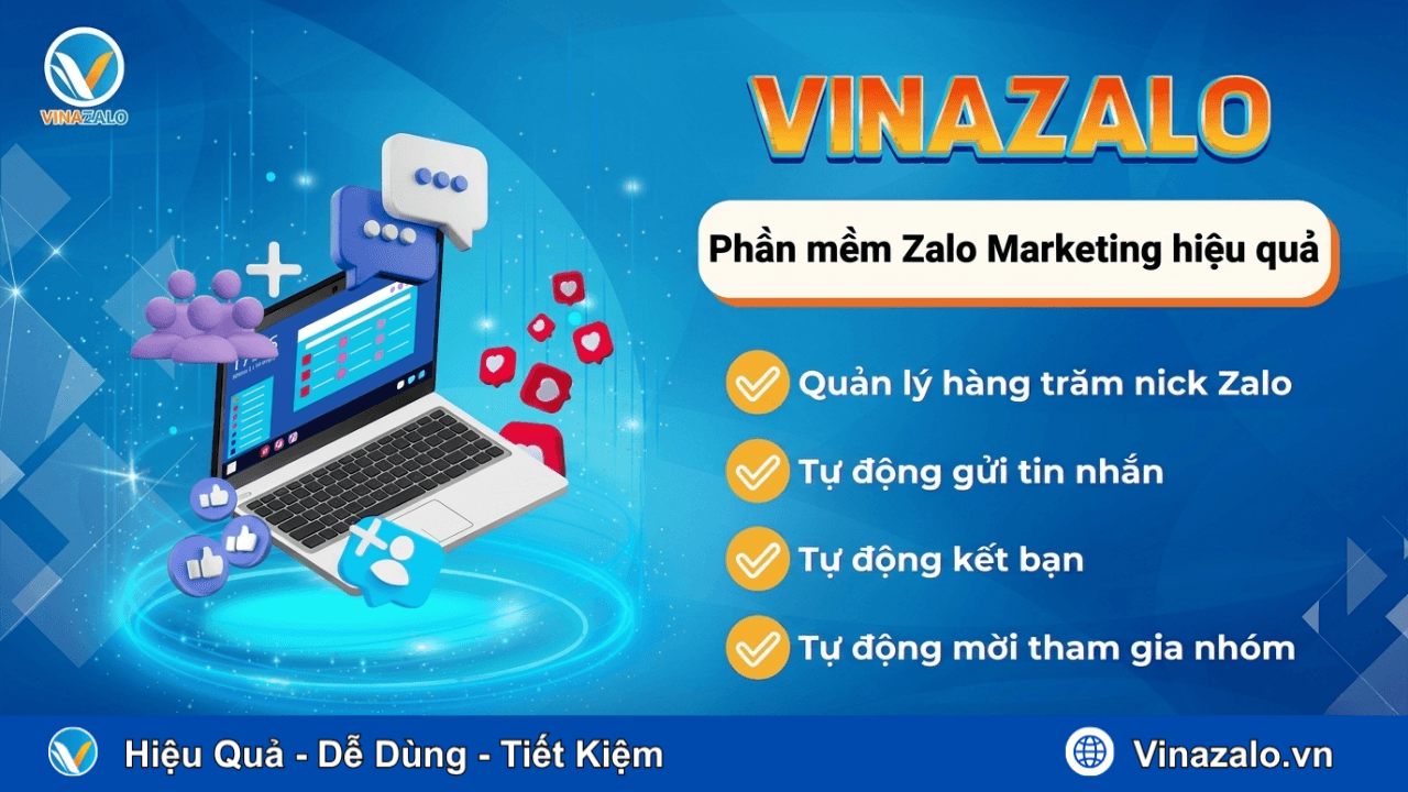Phần Mềm Zalo Marketing Vinazalo