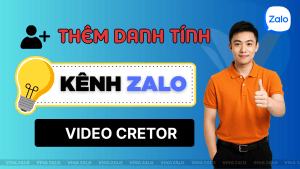 Thêm danh tính kênh Zalo Video