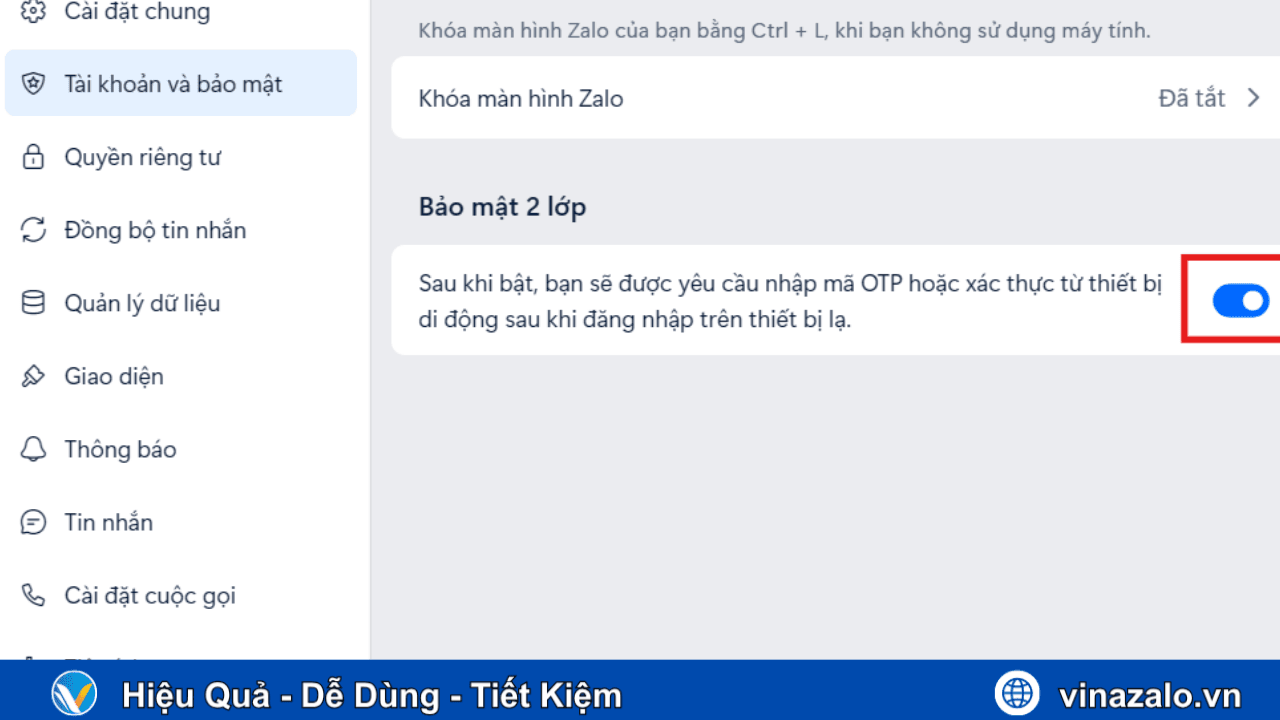 Bảo mật tài khoản 2 lớp