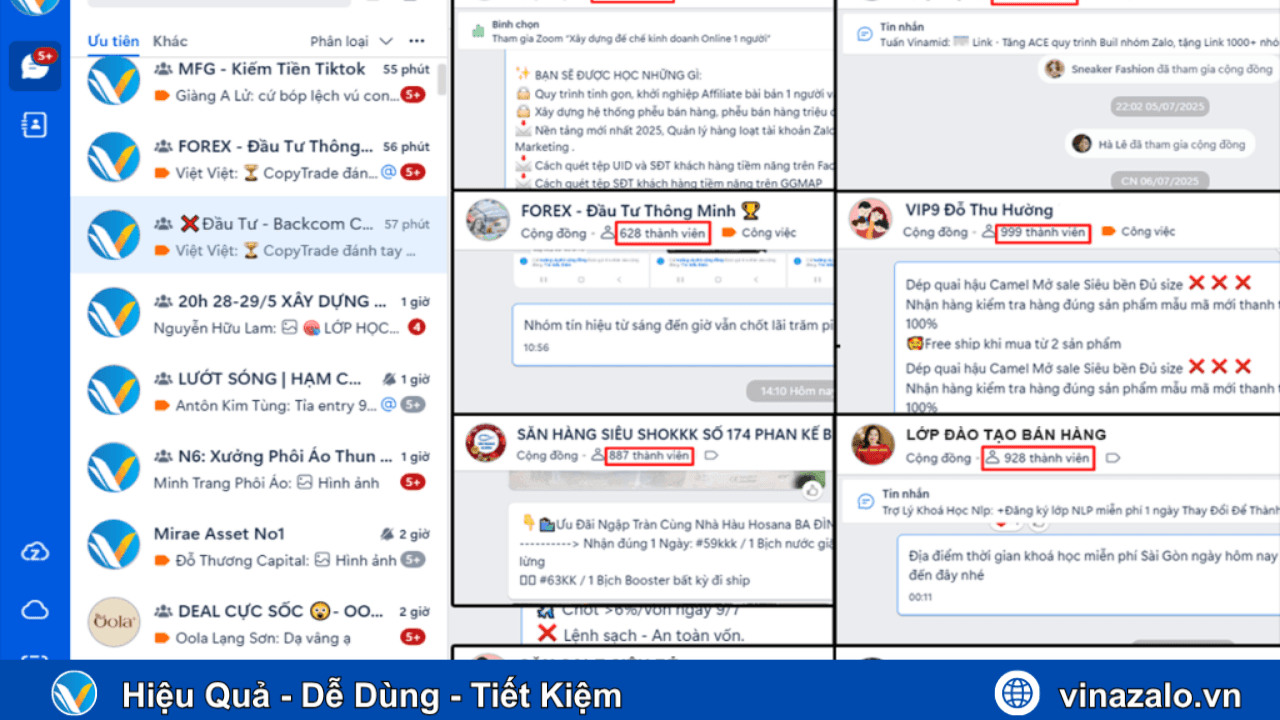 Hội nhóm sau khi tham gia khóa học