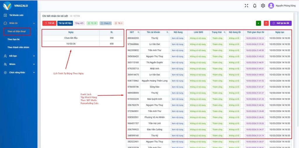 Phần Mềm Remarketing Zalo Nhắn Tin Theo Tệp Số Điện Thoại