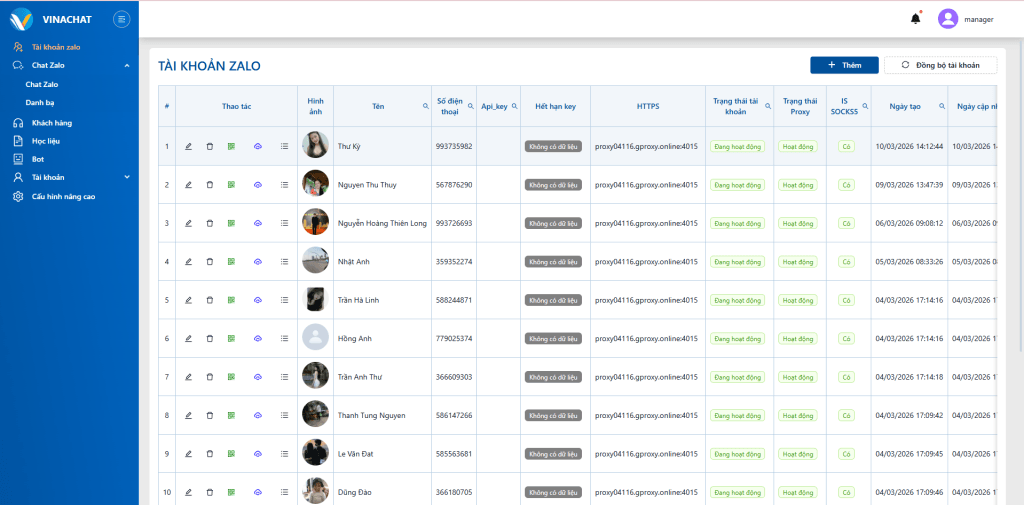 Phần mềm Vina Chat