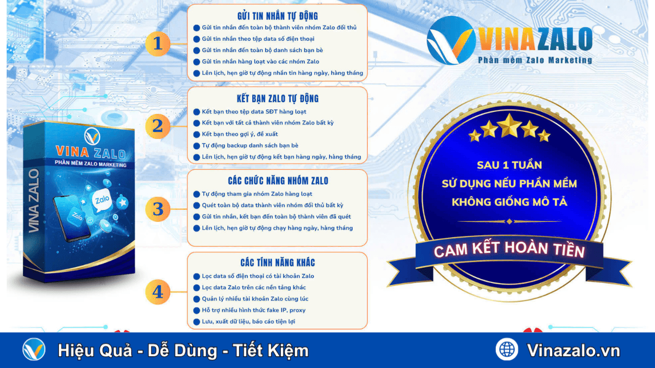 Phần Mềm Zalo Marketing Tự Động Vina Zalo Phần Mềm Zalo Marketing Tự Động Vina Zalo