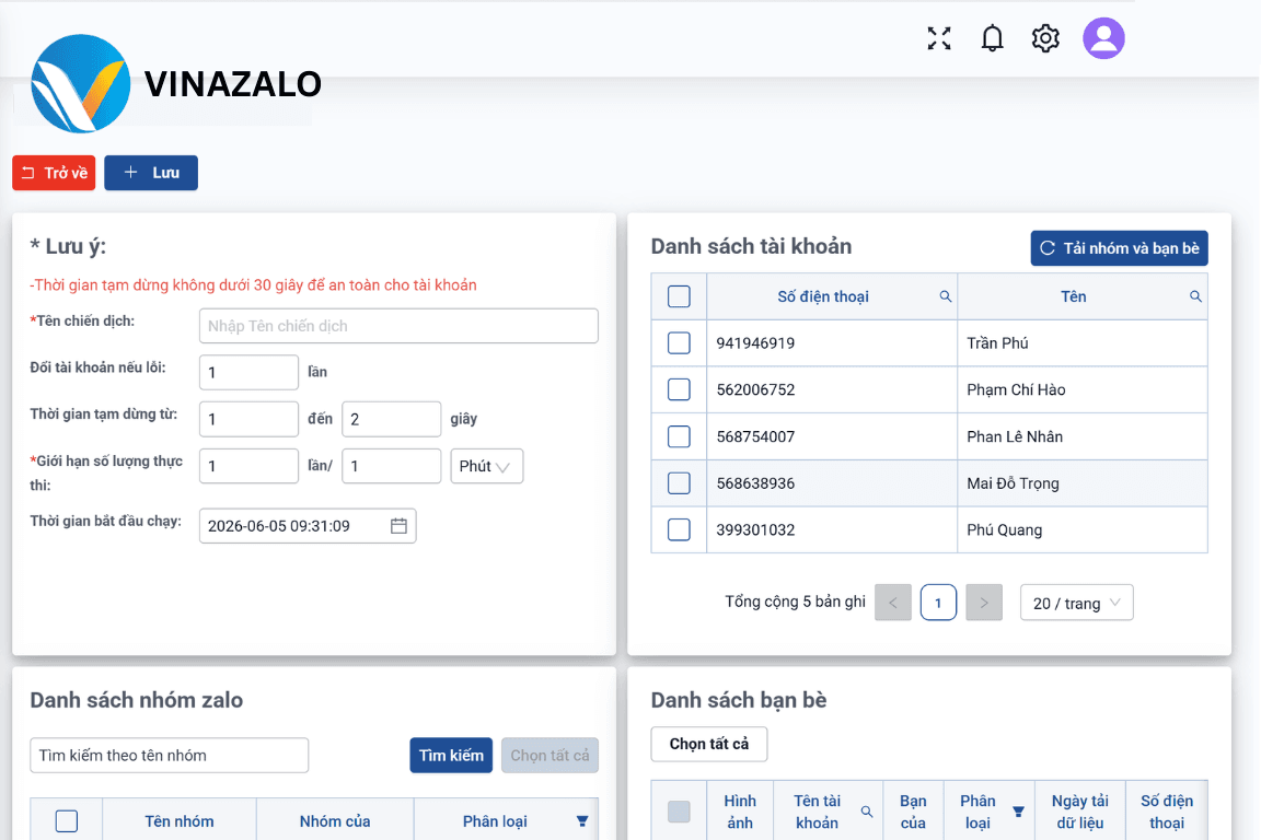 Kéo box Zalo theo link nhóm Zalo đối thủ
