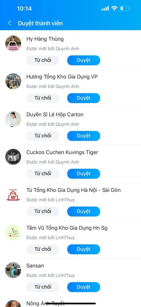 Dịch vụ kéo nhóm Zalo theo yêu cầu