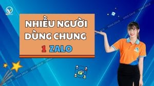 Nhiều người dùng chung 1 Zalo