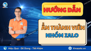 Cách ẩn thành viên nhóm Zalo