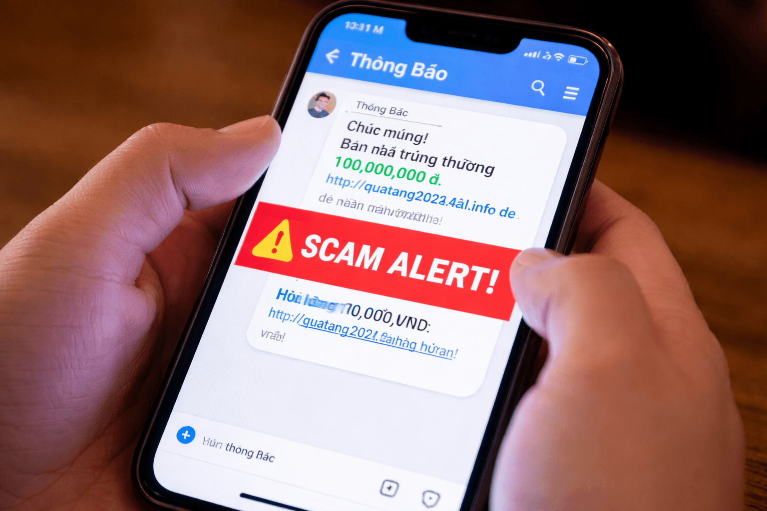 ảnh scam zalo
